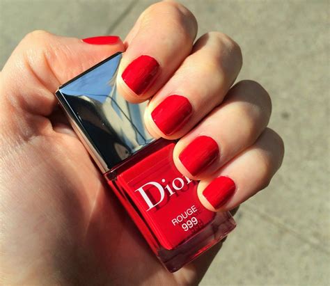 red dior nail polish